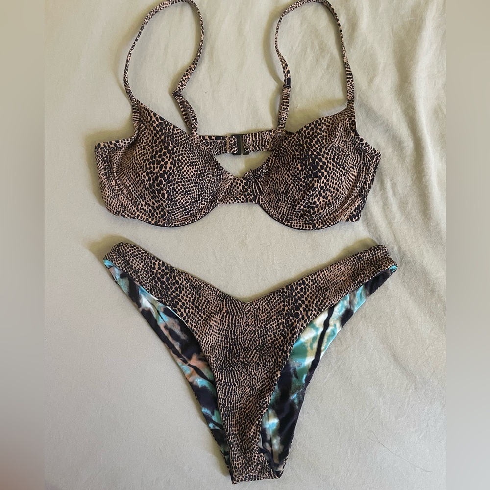 Volcom Animal Print Bikini